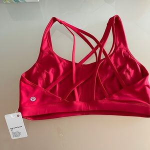 Free to be serene Lululemon Red Bra Size 8 New with tags NWT